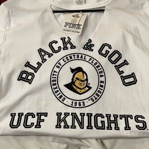 Victoria’s Secret Pink UCF cut out v neck shirt